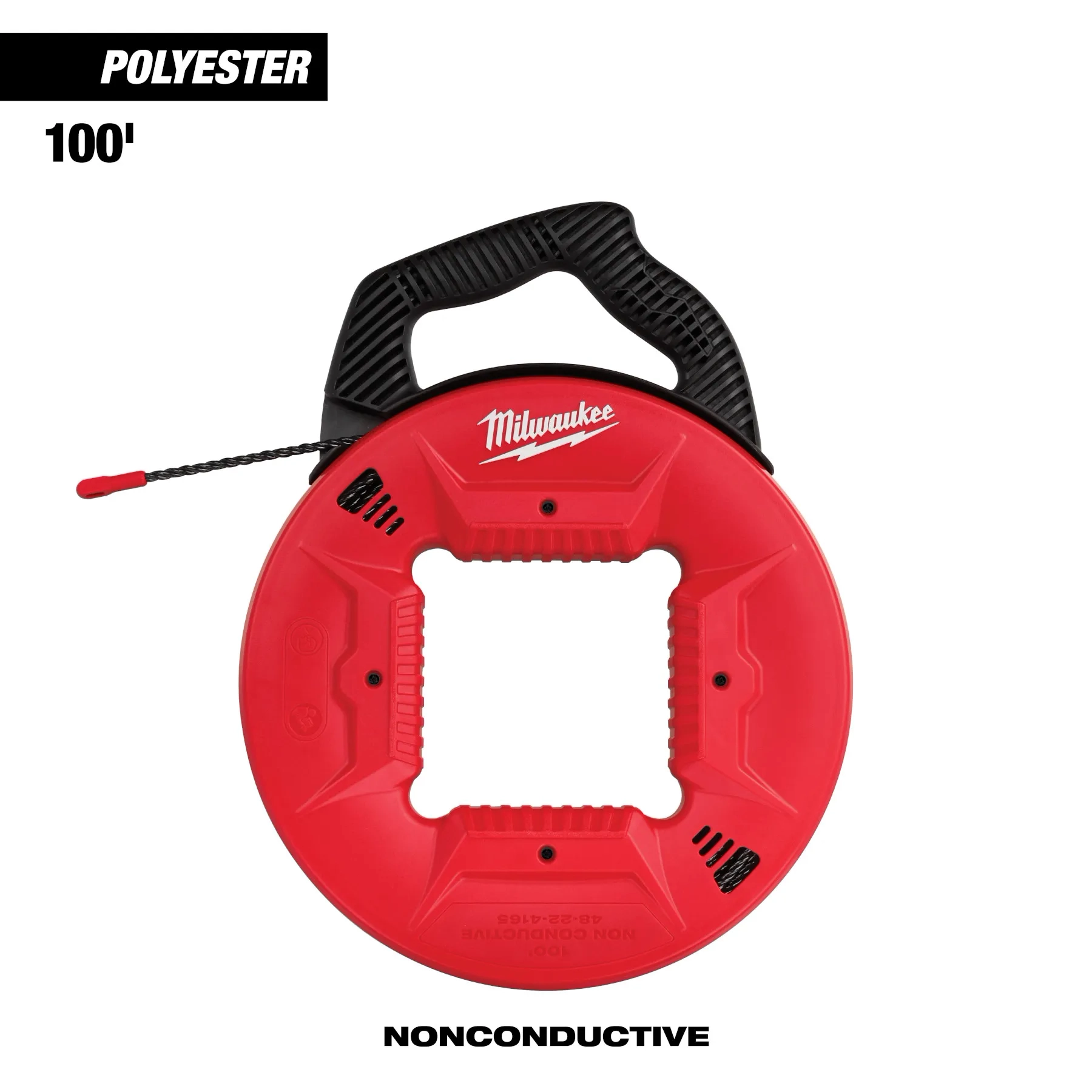 100’ Polyester Fish Tape with Nonconductive Tip
