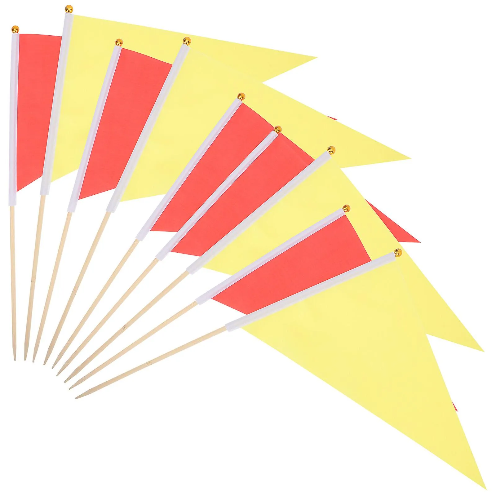 10pcs Marking Flags Lawn Marker Flags Triangle Flags Survey Flags Boundary Flags
