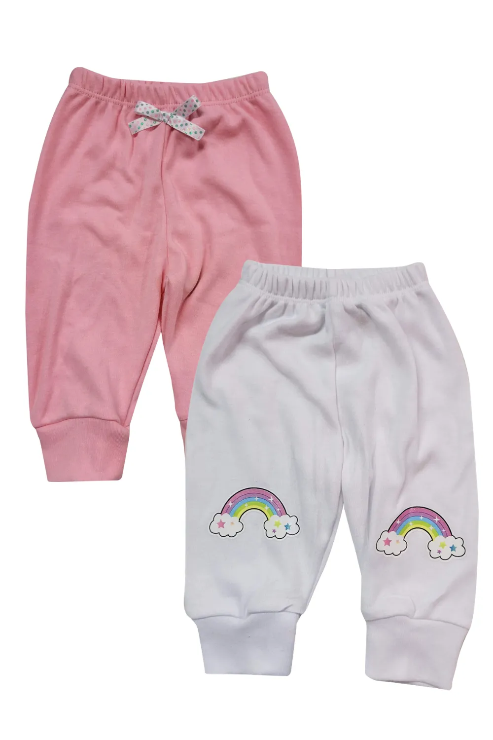2PACK PANTALóN DE ALGODóN PARA BEBé. ARCOIRIS