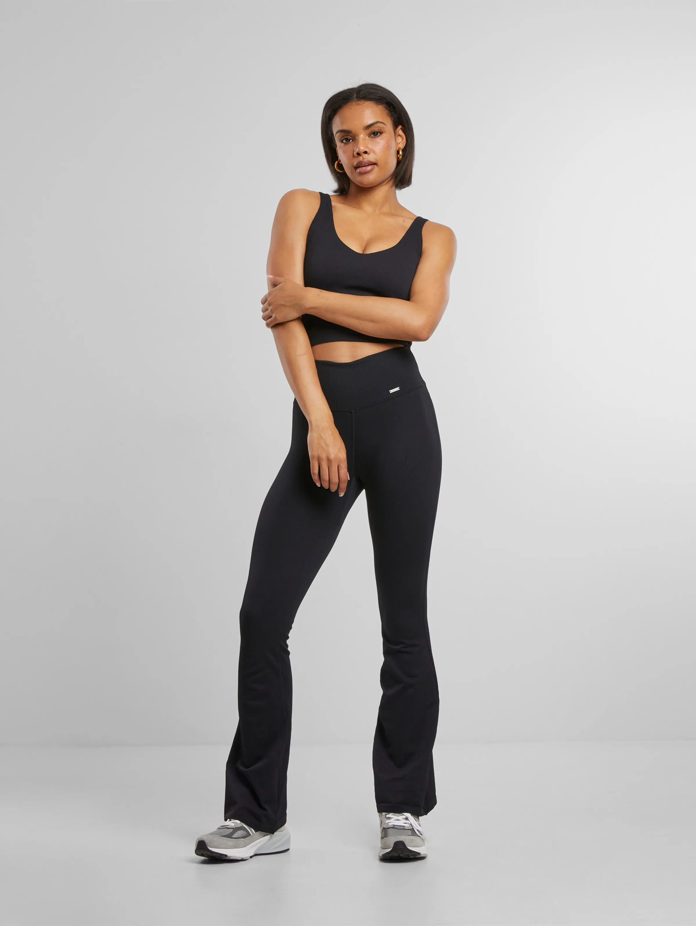 aim'n Ribbed Seamless Flare Petite