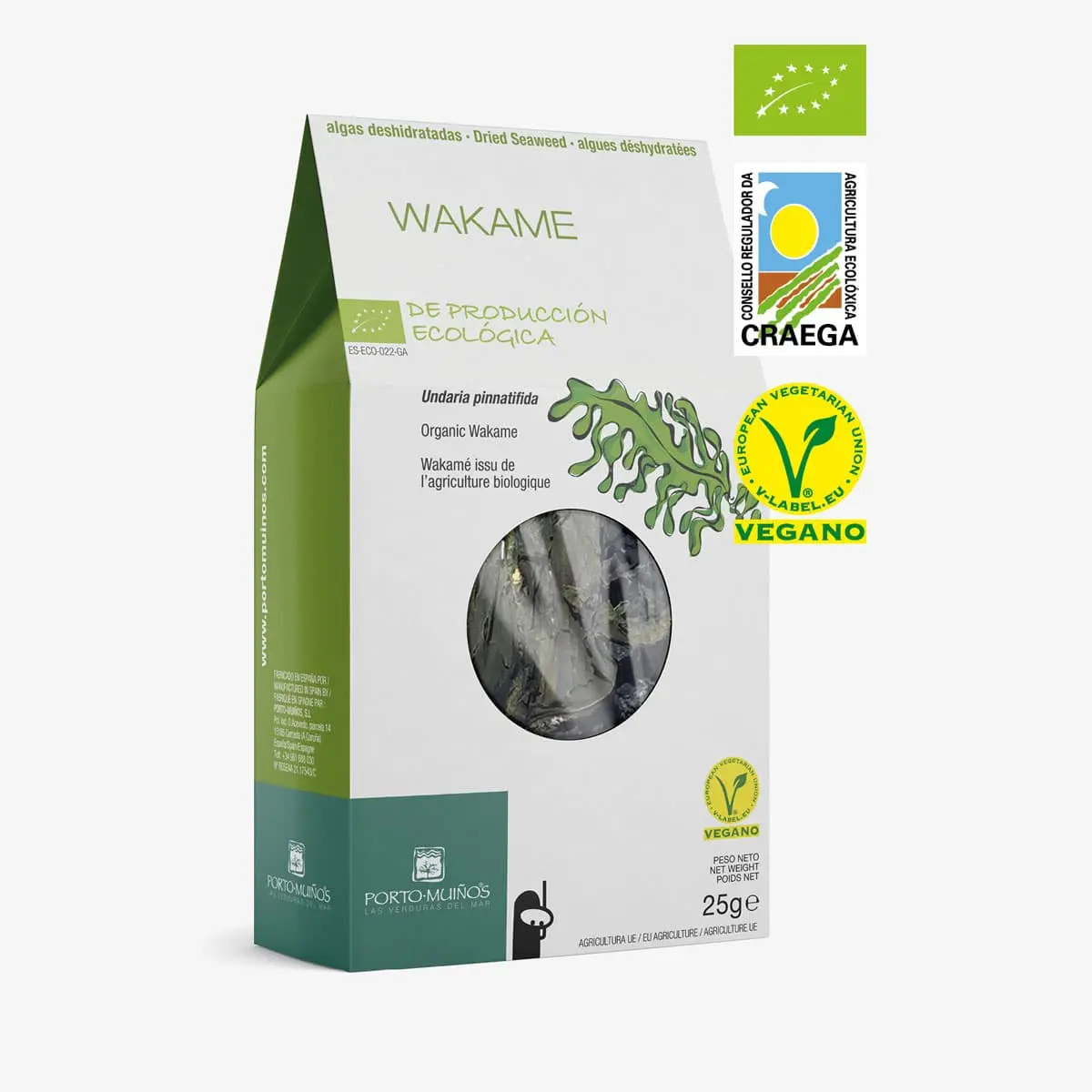 Alga wakame deshidratada ecológica