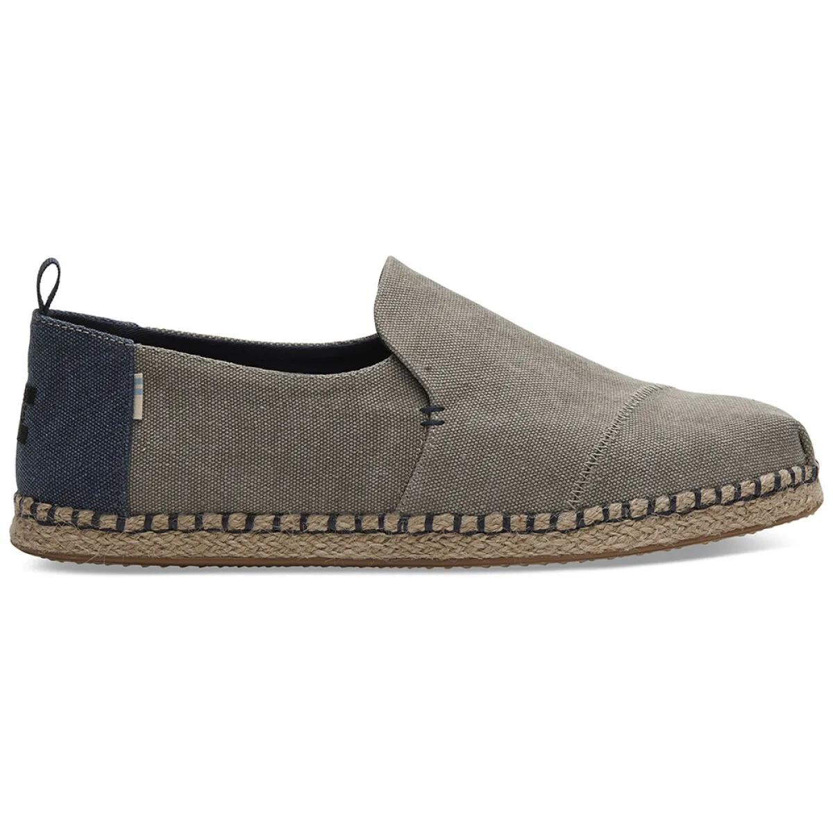 ALPARGATAS TOMS WASHED  GRIS