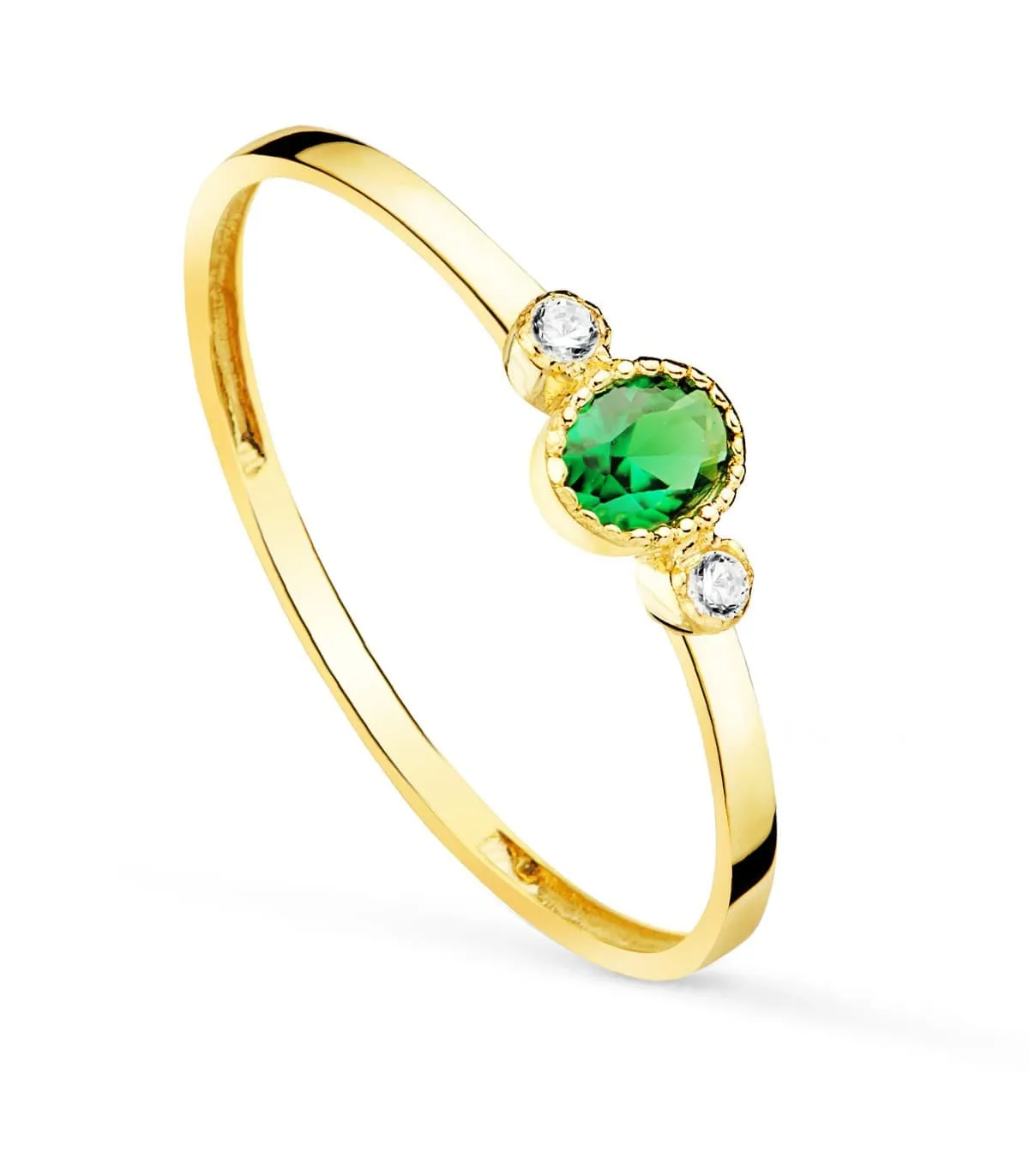 Anillo Green Oro Amarillo 18K Always