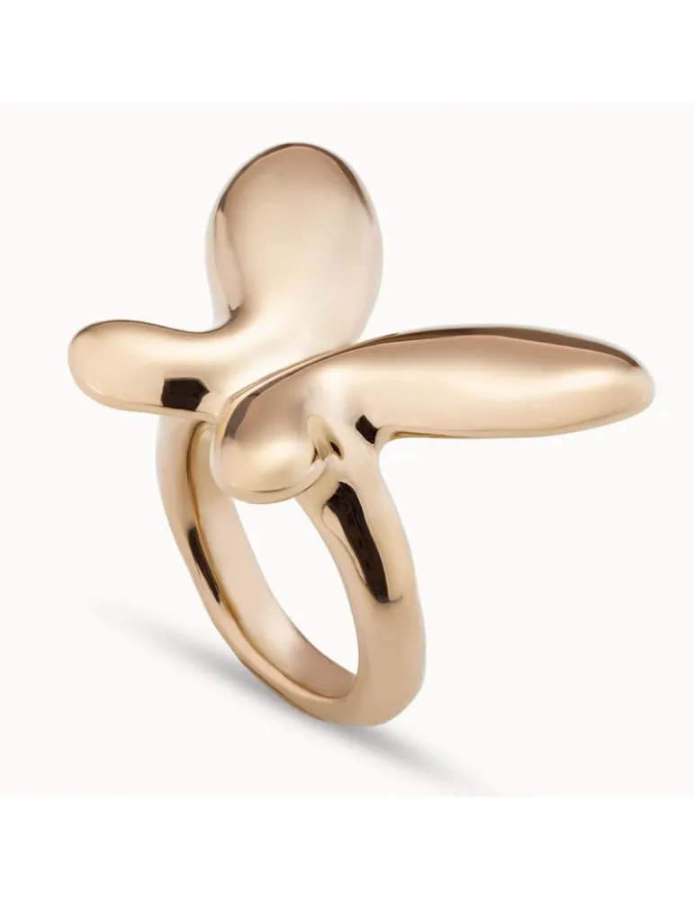 Anillo Uno de 50 Butterfly effect Dorado