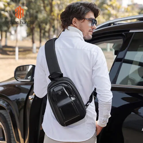 ARCTIC HUNTER XB00551 Bolso bandolera con soporte para tableta, 3.5 L, negro