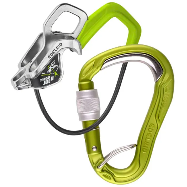 Asegurador edelrid Mega Jul Belay Kit