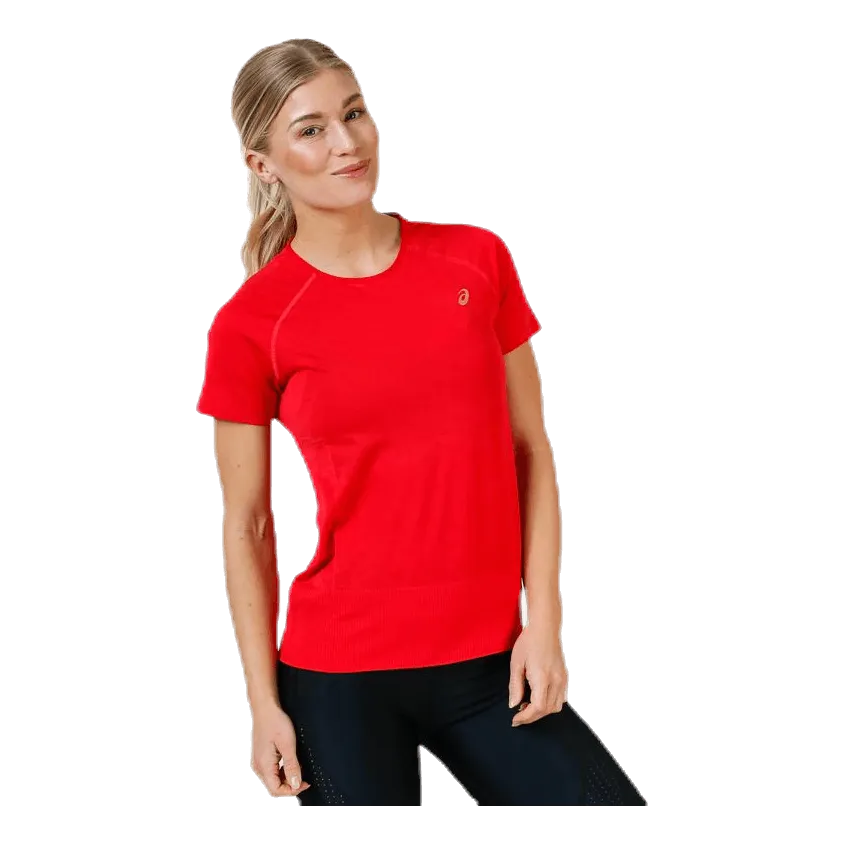 Asics Seamless SS Texture Red