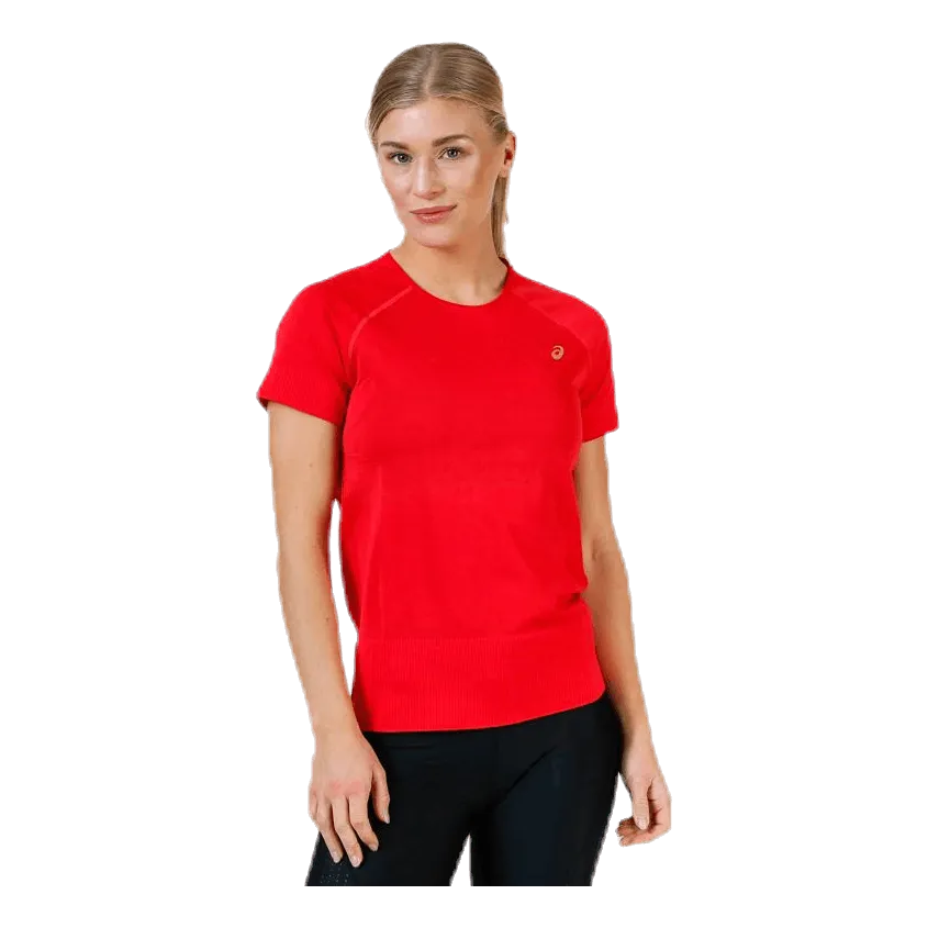 Asics Seamless SS Texture Red