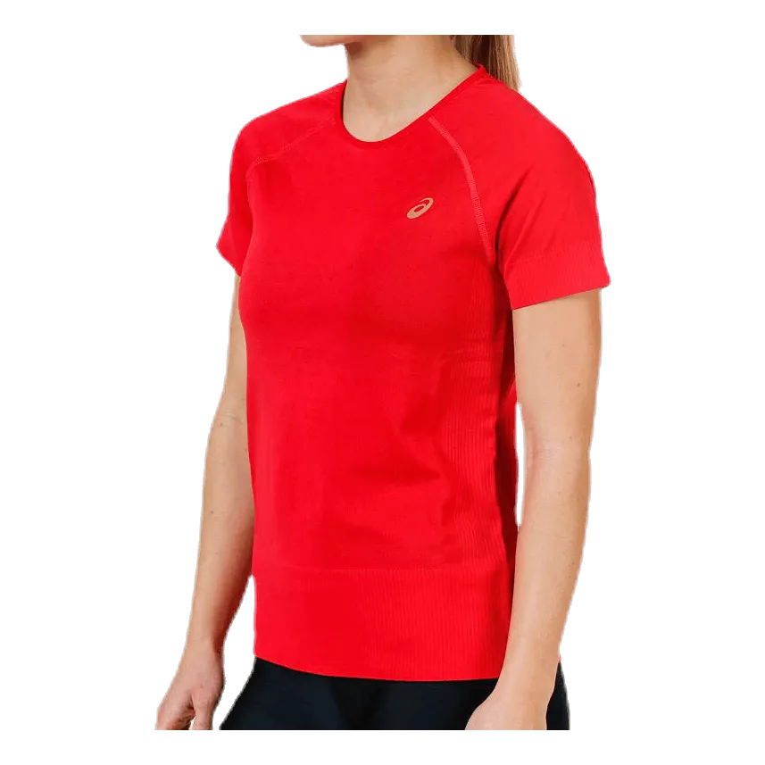 Asics Seamless SS Texture Red