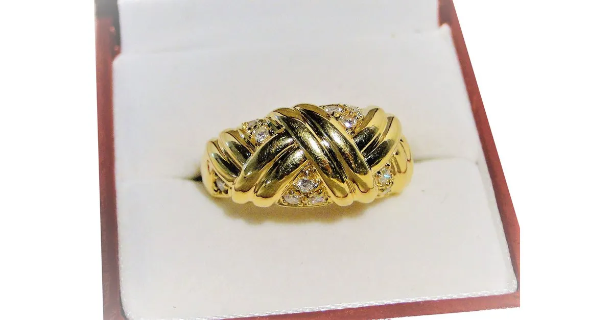 Autre Marque Anillos Dorado 