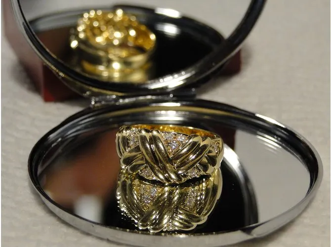 Autre Marque Anillos Dorado 