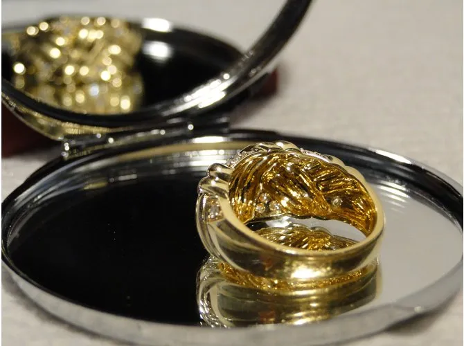 Autre Marque Anillos Dorado 