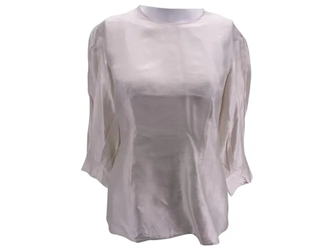 Autre Marque Camiseta DEITAS.fr 36 Seda Crudo 