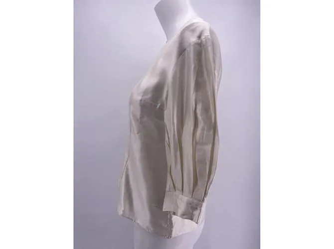 Autre Marque Camiseta DEITAS.fr 36 Seda Crudo 