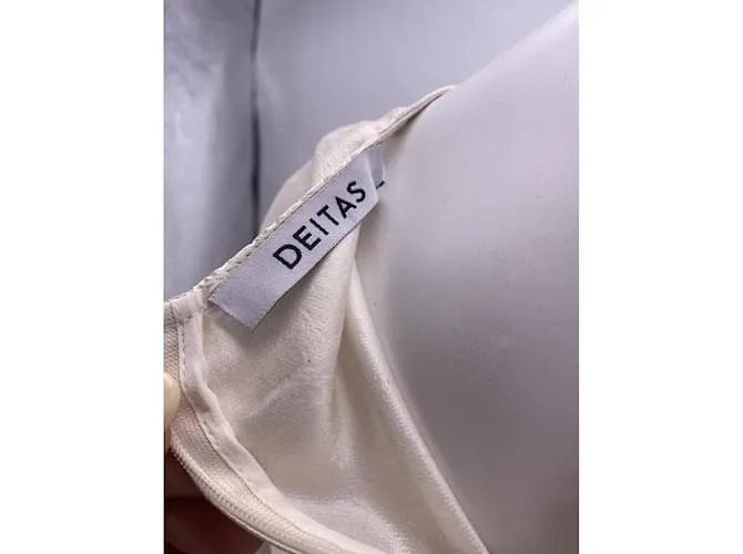 Autre Marque Camiseta DEITAS.fr 36 Seda Crudo 