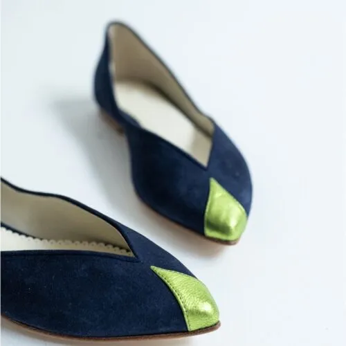 BAILARINA 1950 CAT NAVY GREEN