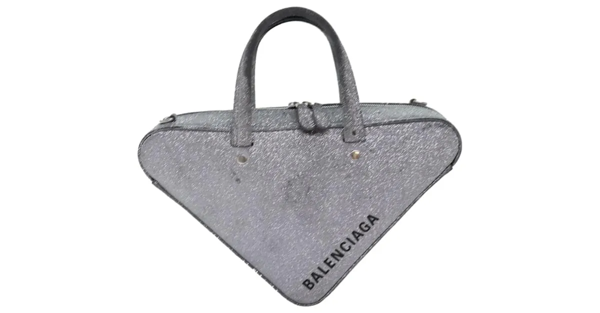 Balenciaga Triangle Duffle Plata 