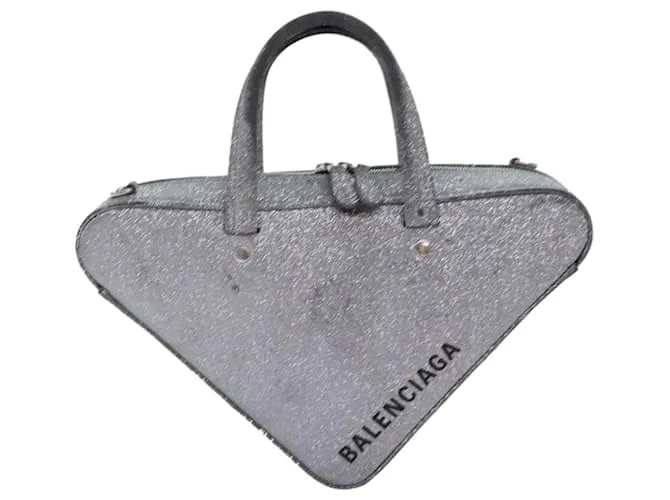 Balenciaga Triangle Duffle Plata 