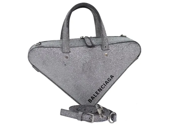 Balenciaga Triangle Duffle Plata 