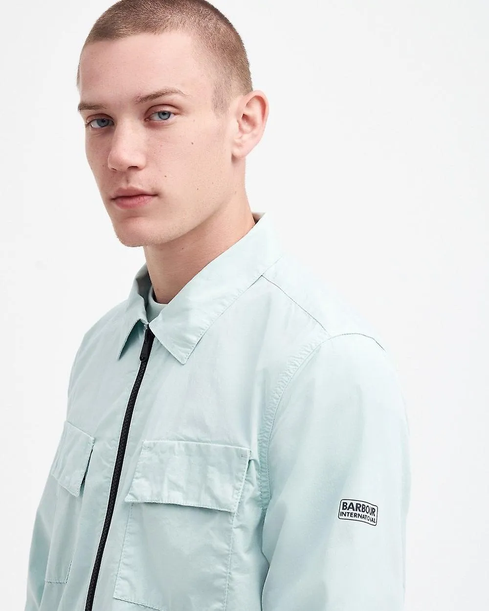 Barbour International Barbour International Parson Mens Zipped Overshirt