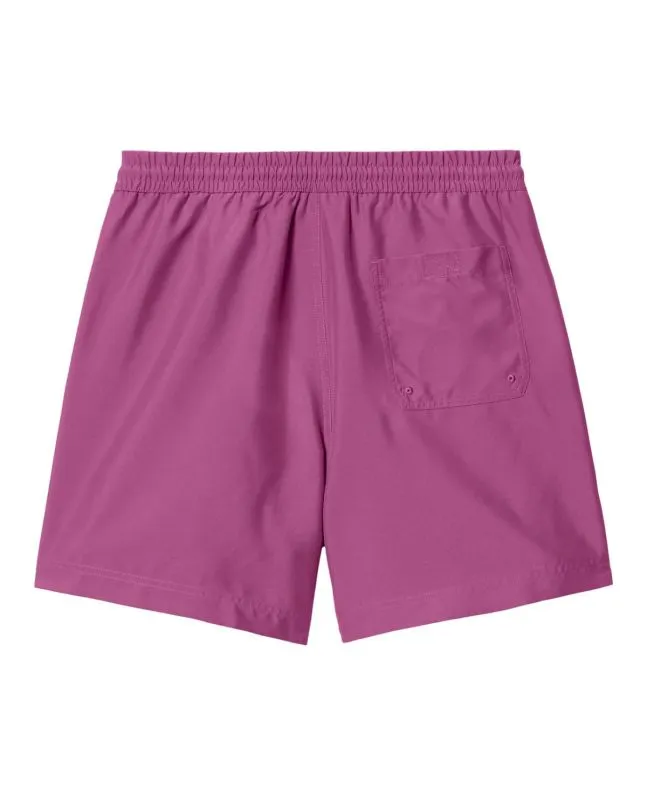 BAñADOR CARHARTT WIP CHASE SWIM TRUNKS MAGENTAGOLD