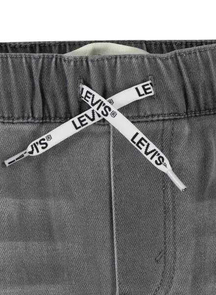 Bermuda Levis Skinny Dobby Gris Para Niño