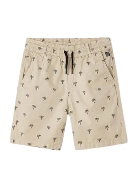 Bermuda Mayoral Palmeras Beige para Niño