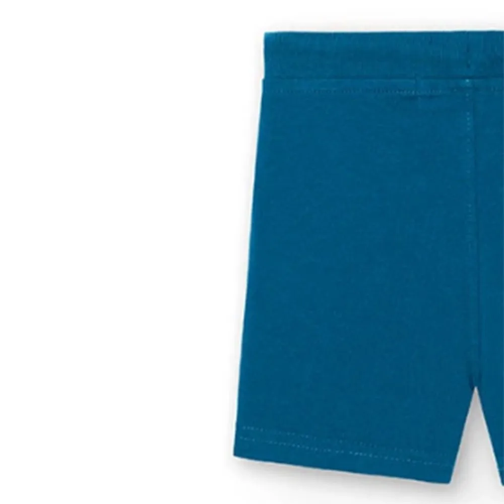Bermudas felpa flamé de bebé niño Boboli 398033 INDIGO CORDONETS