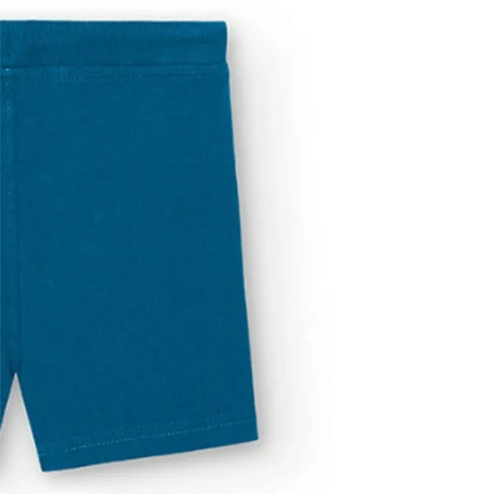 Bermudas felpa flamé de bebé niño Boboli 398033 INDIGO CORDONETS