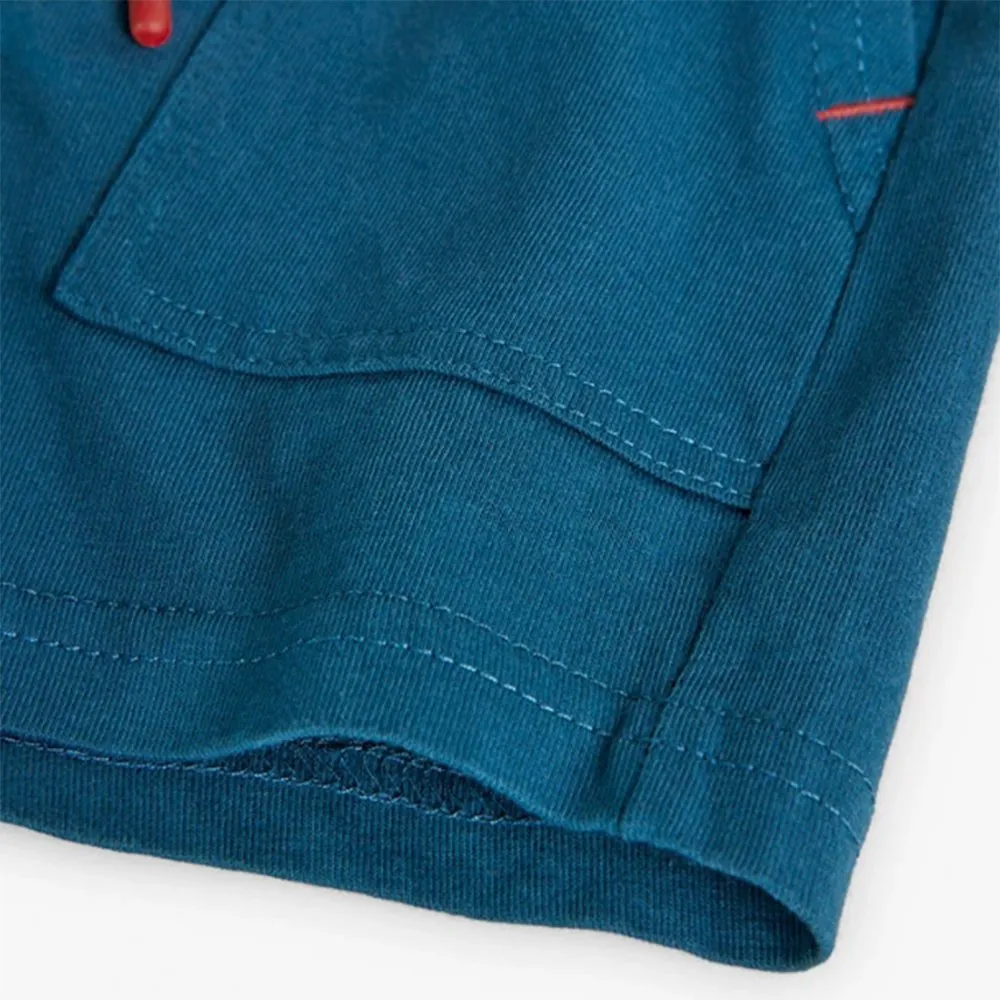 Bermudas felpa flamé de bebé niño Boboli 398033 INDIGO CORDONETS