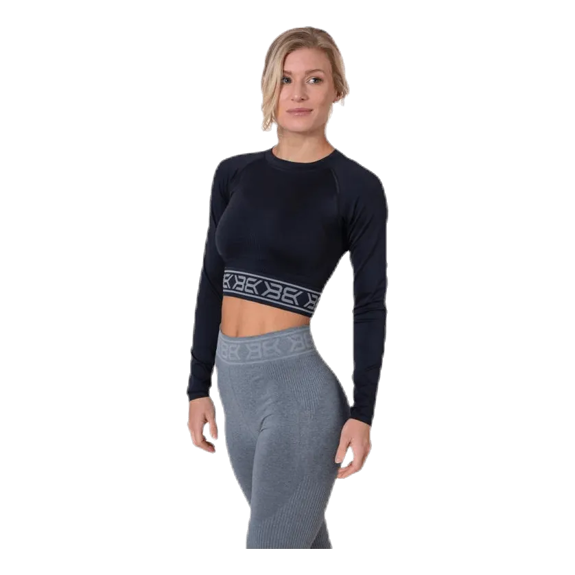Better Bodies Rib Seamless LS Black