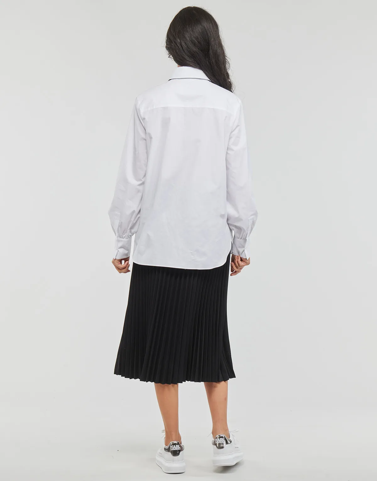 BIB SHIRT W/ MONOGRAM NECKTIE