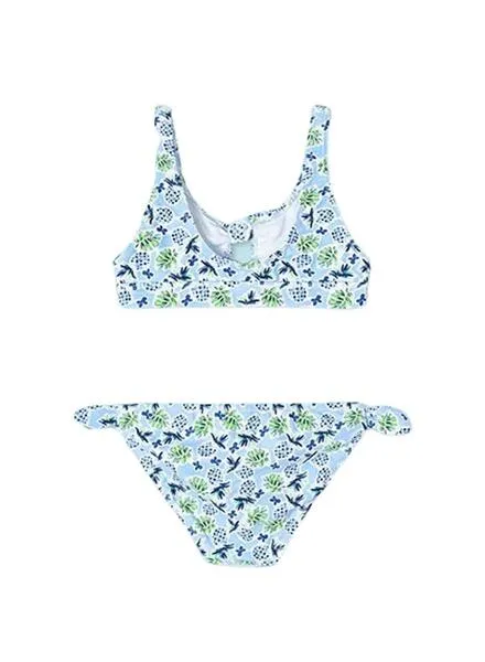 Bikini Mayoral Estampado Azul Para Niña