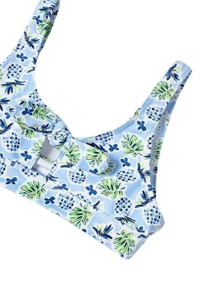Bikini Mayoral Estampado Azul Para Niña