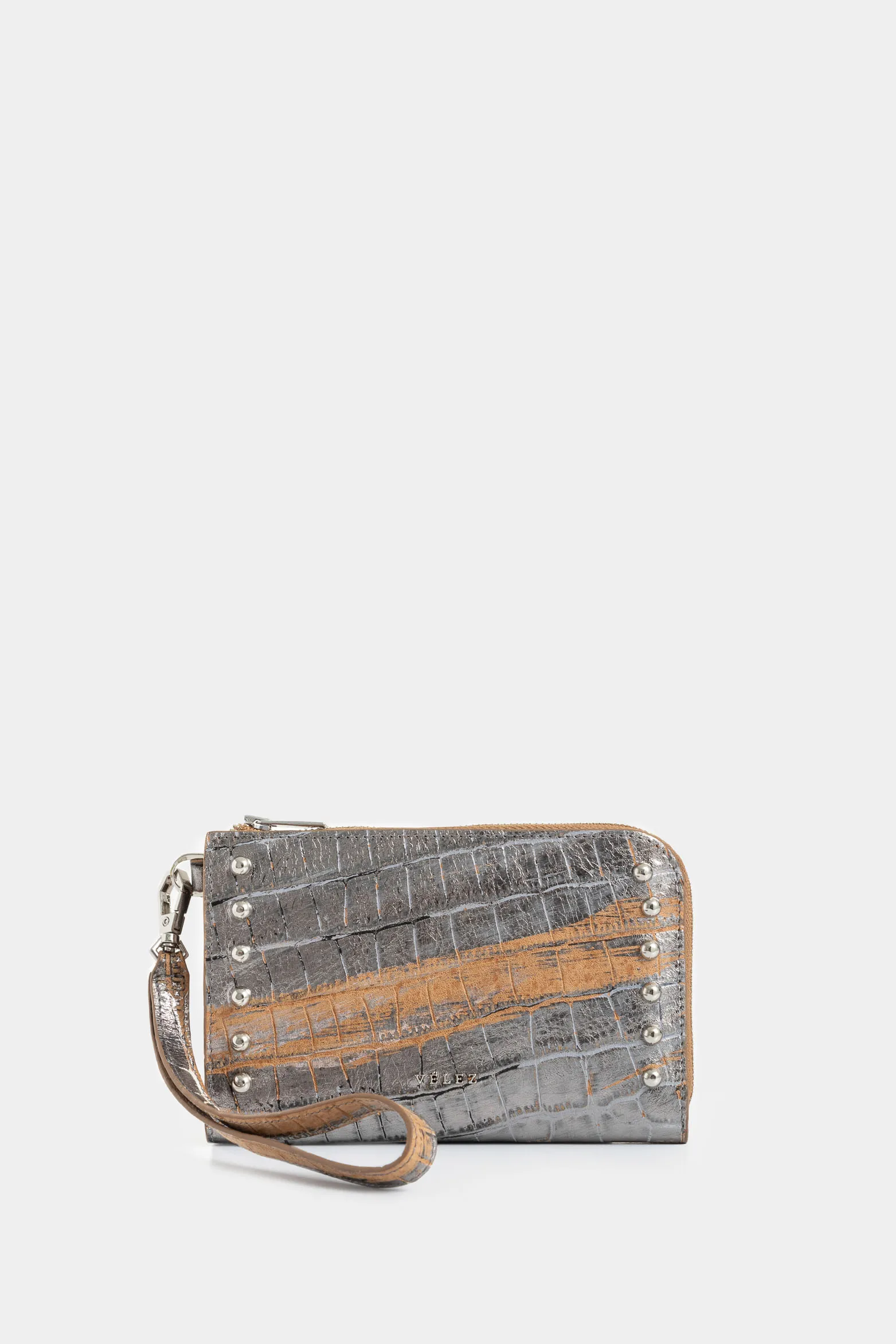 Billetera Holy de cuero folia para mujer taches