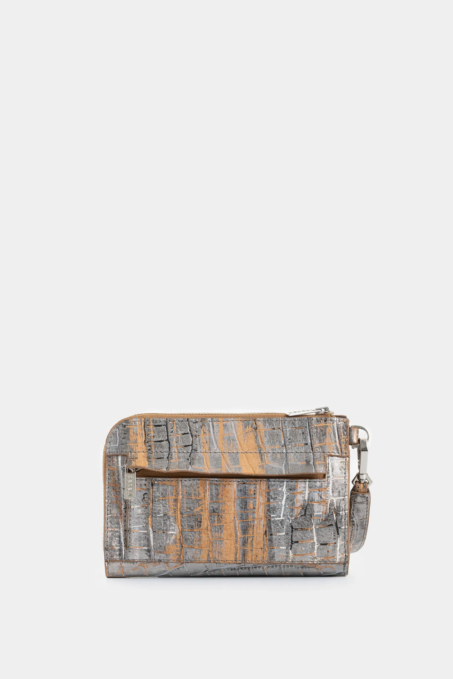 Billetera Holy de cuero folia para mujer taches