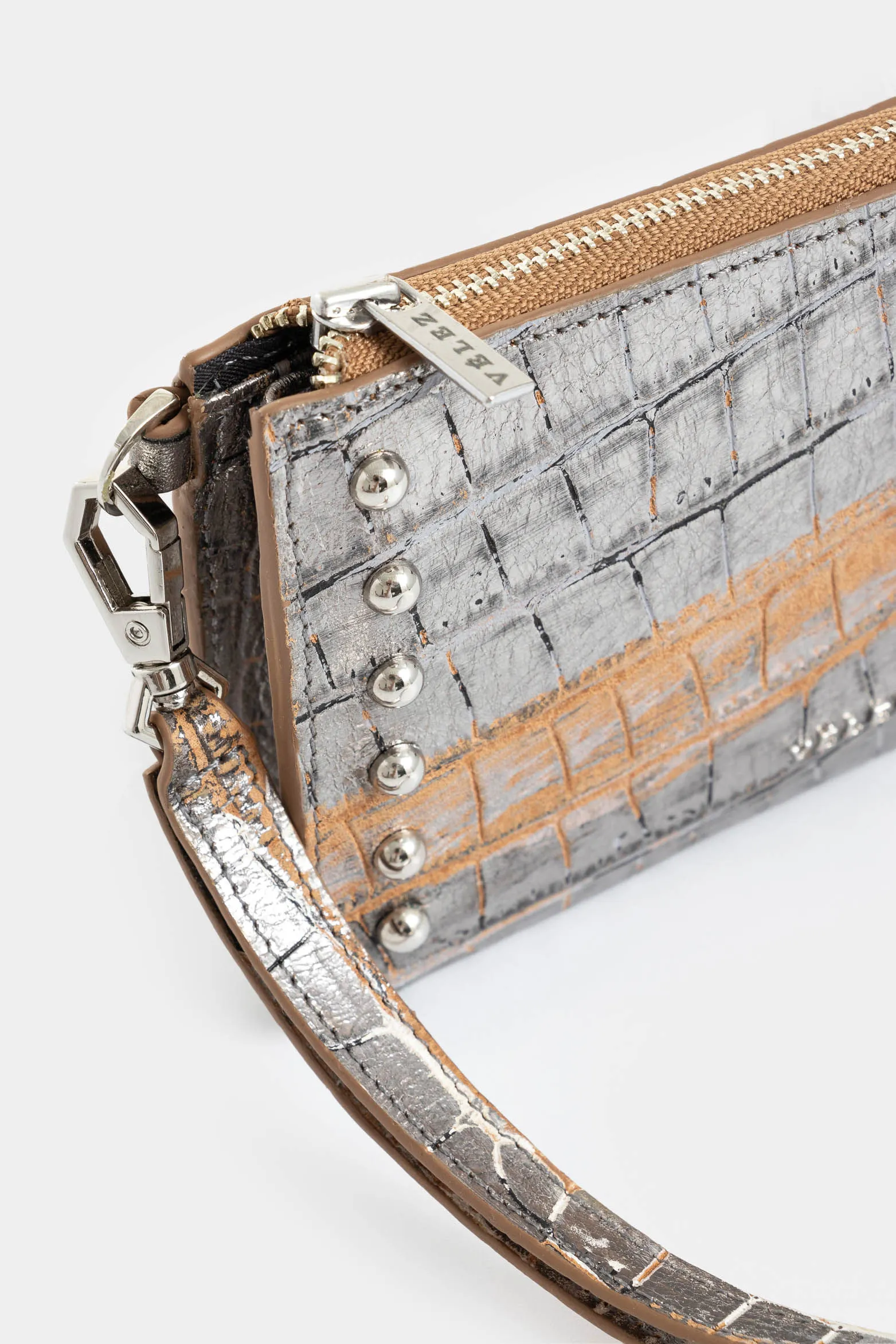 Billetera Holy de cuero folia para mujer taches