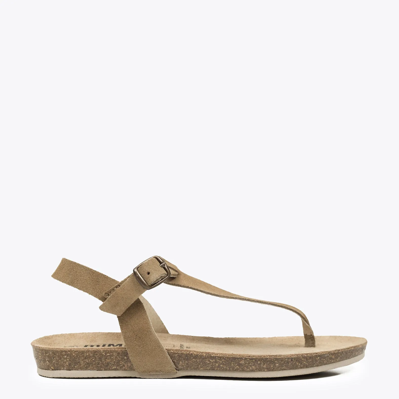 BIO GREEN  SANDALIA PLANA BEIGE