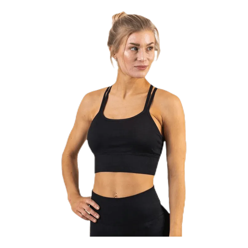 Blacc Vinyasa Seamless Bra Black