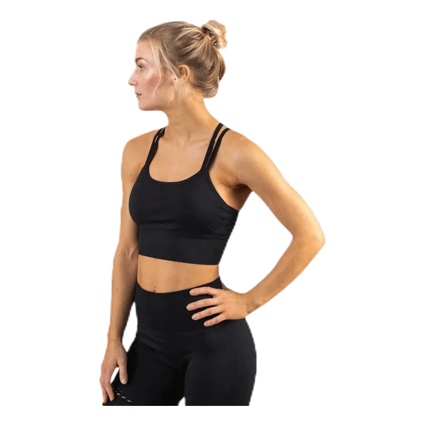 Blacc Vinyasa Seamless Bra Black