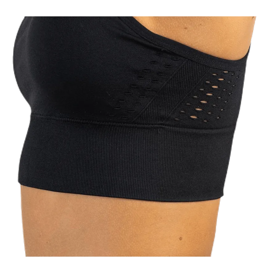 Blacc Vinyasa Seamless Bra Black
