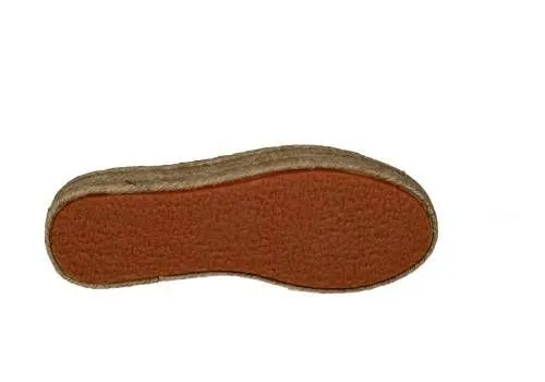 Blucher Lona Blanco Piso Doble Esparto