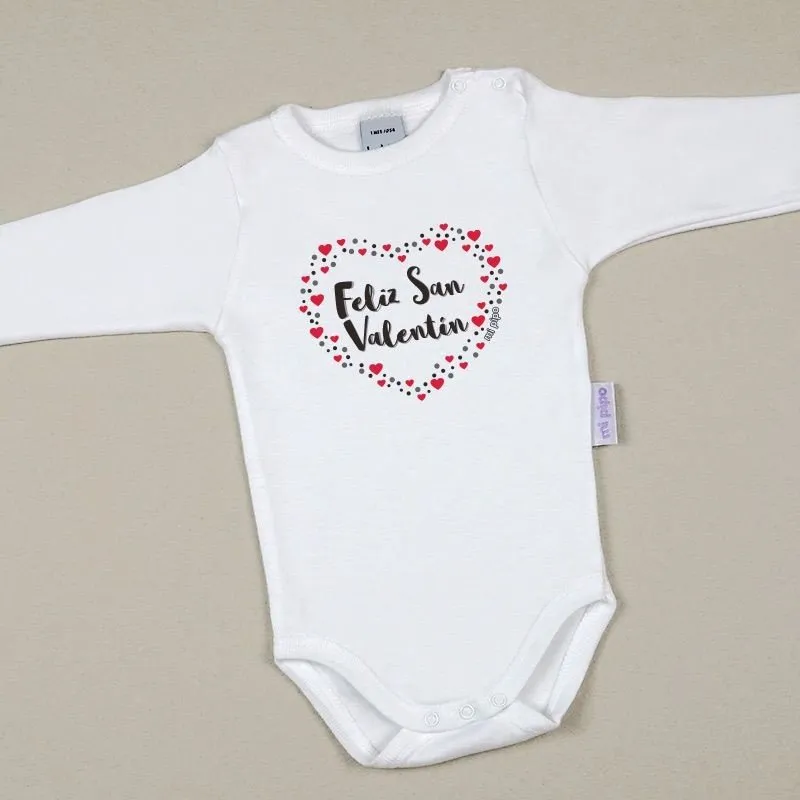 Body bebé San Valentín Corazón