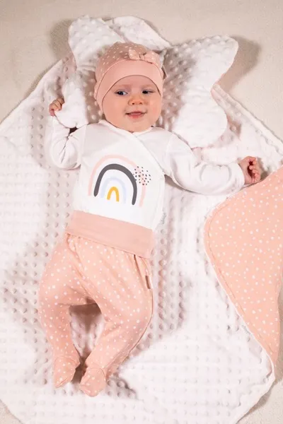 Body cruzado de arcoiris para bebé colección Rainbow