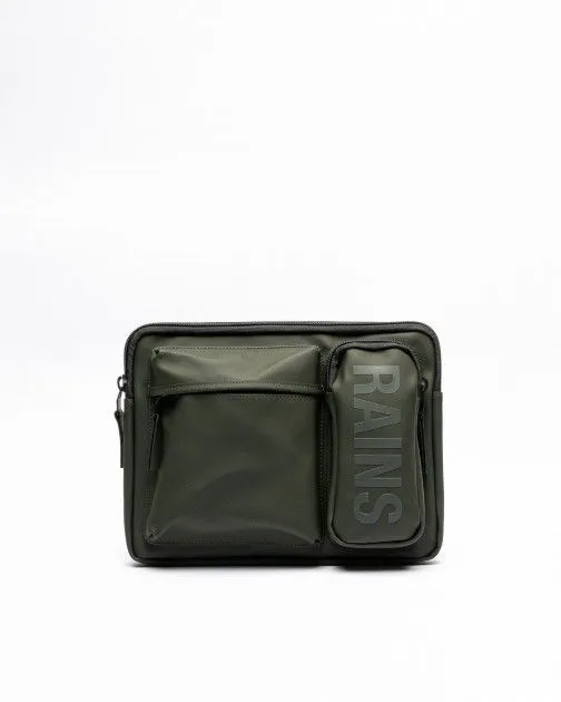 Bolsa de ordenador portátil Rains 16660 Verde