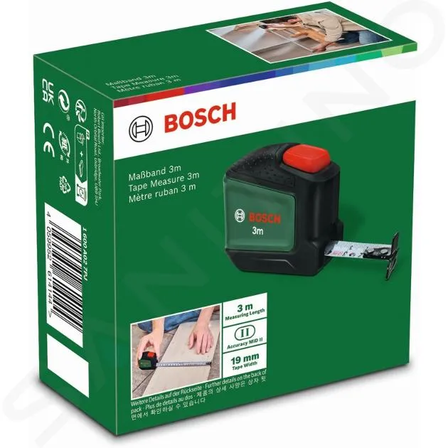BOSCH ACCESORIOS  CINTA MéTRICA 3 M 1600A027PJ