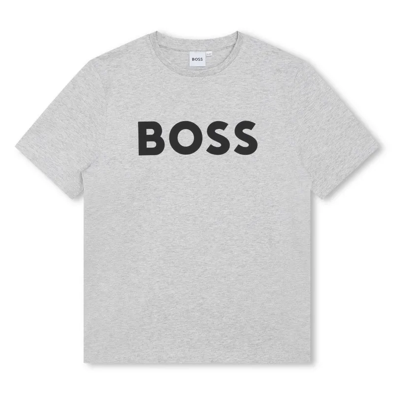 BOSS Camiseta de algodón con logo