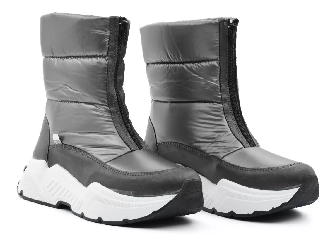 Botas Mujer Niños Pre Sky Nieve Lluvia Impermeable Plumitas 