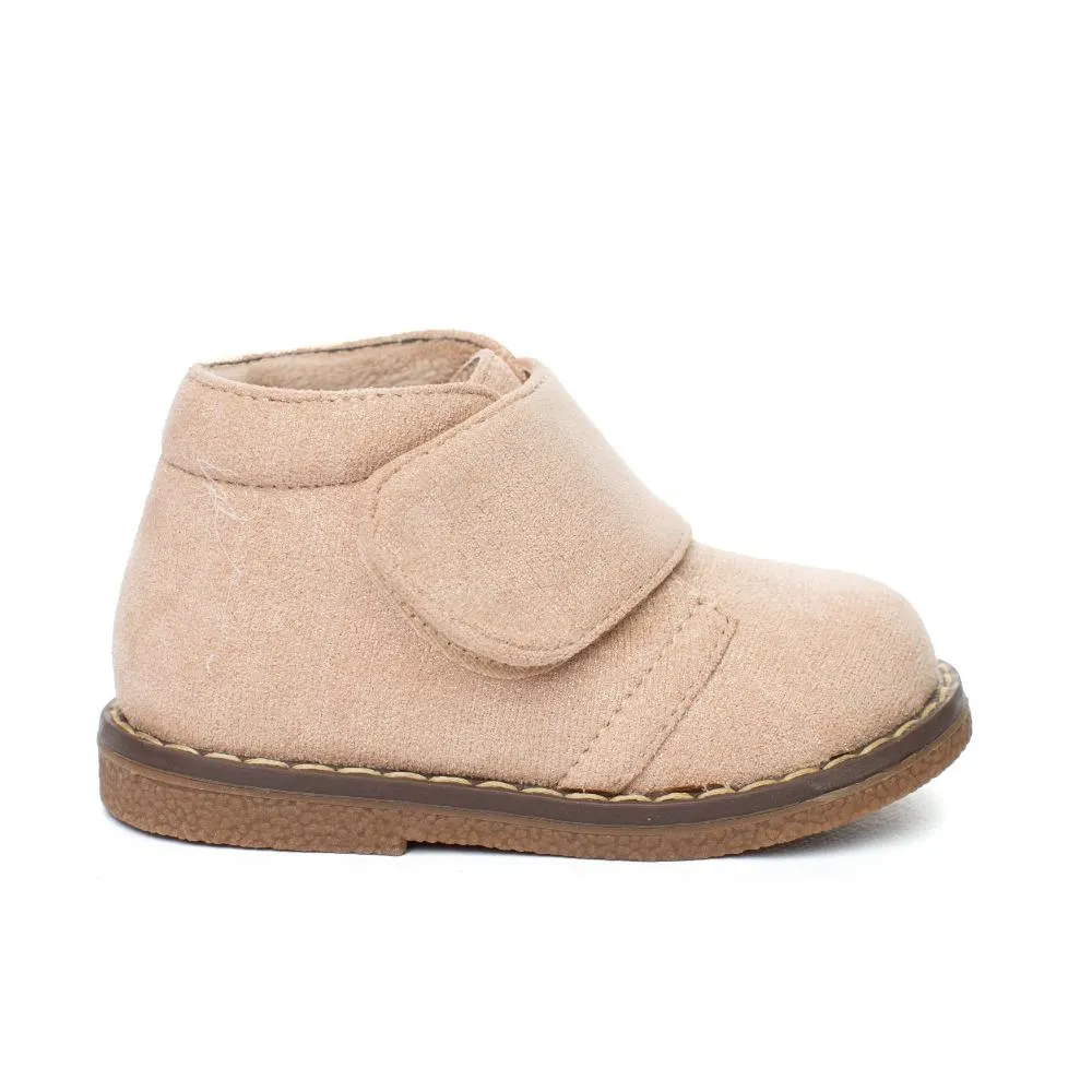 Botas Niña Beig Con Velcro