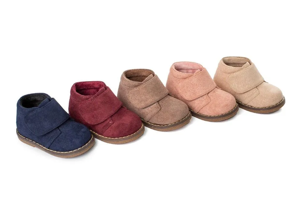 Botas Niña Beig Con Velcro